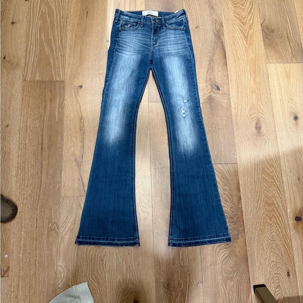 Hollister Dark Blue Flare Jeans
